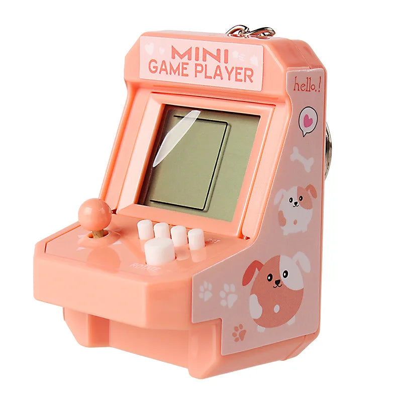 Mini portable game console keychain