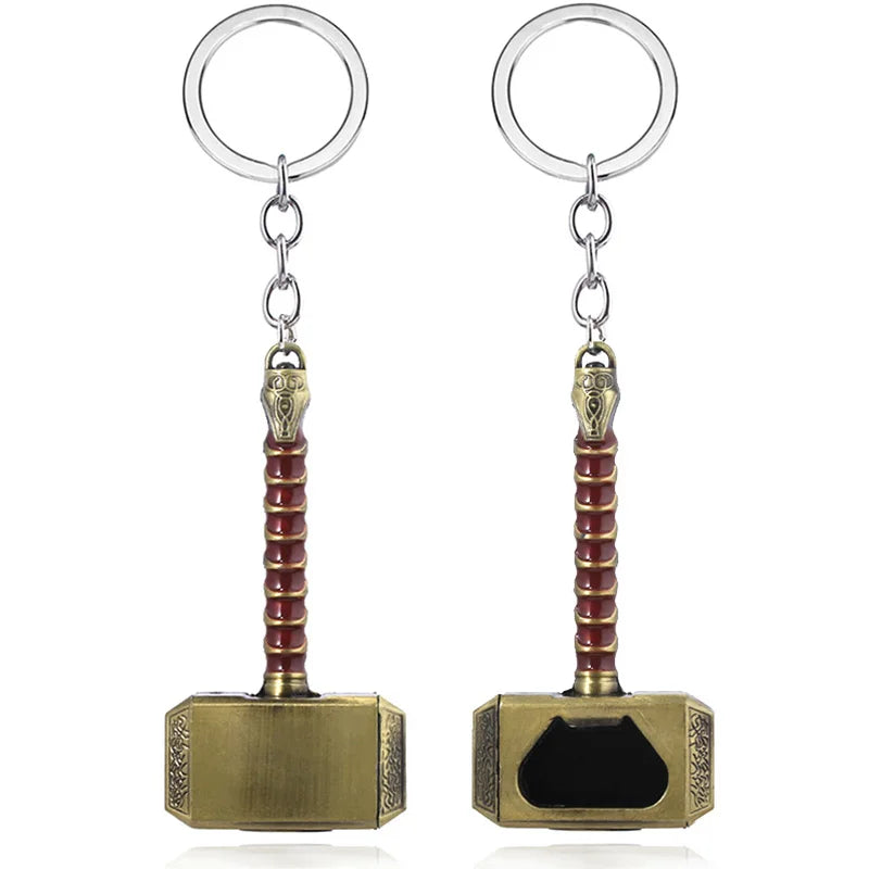 Thor Hammer Metal Keychain