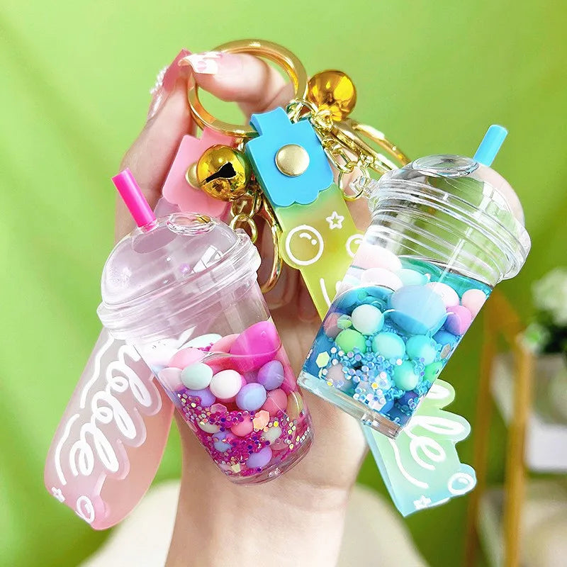 Tea cup keychain