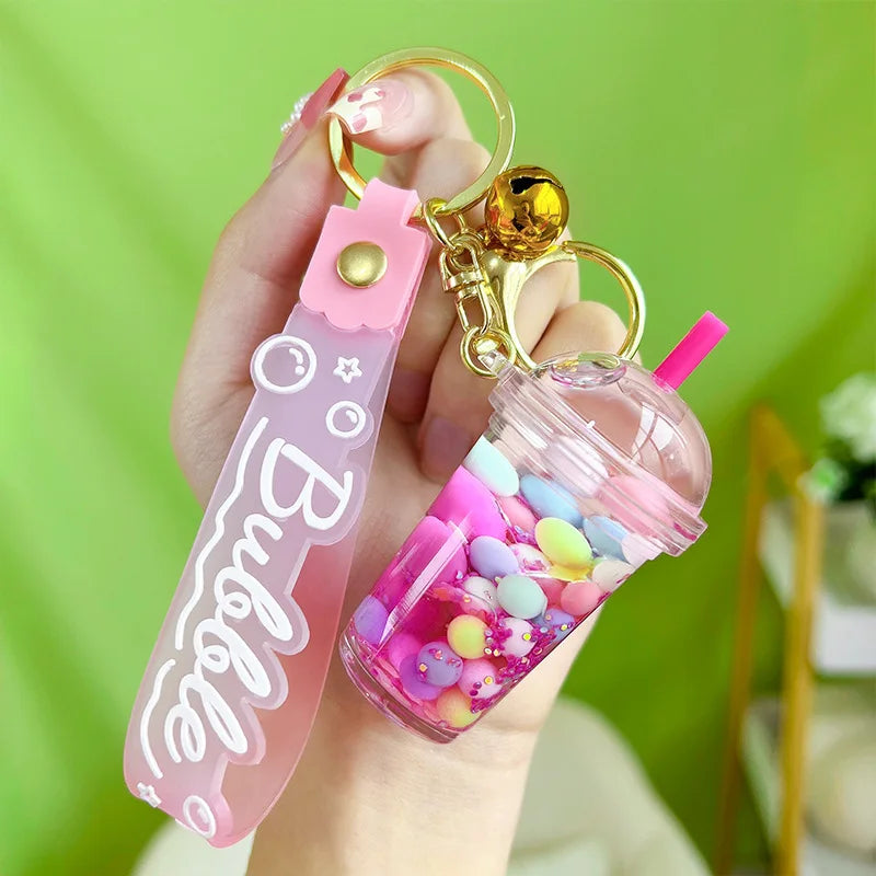 Tea cup keychain
