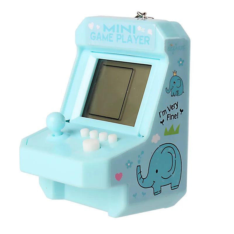 Mini portable game console keychain