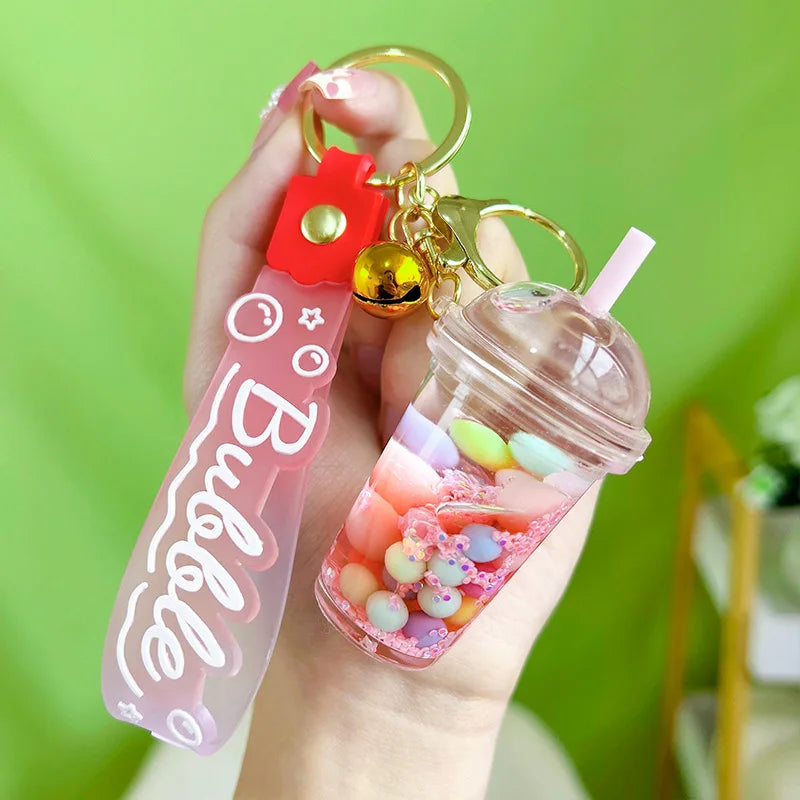Tea cup keychain