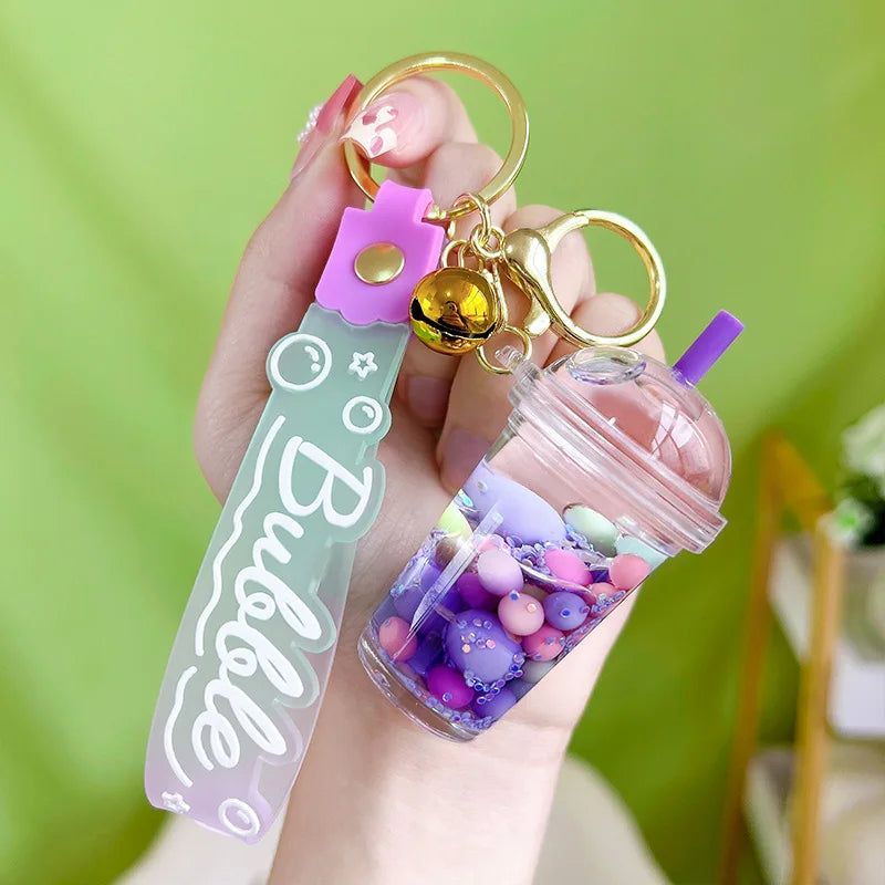 Tea cup keychain