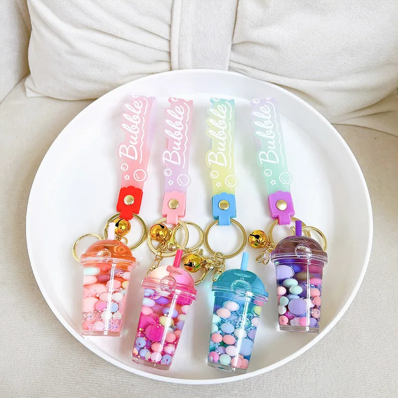 Tea cup keychain