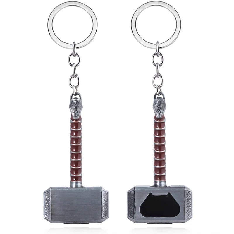 Thor Hammer Metal Keychain