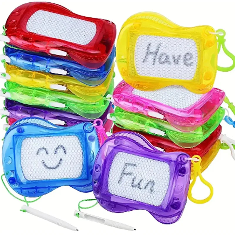 Mini magnetic sketchpad keychain