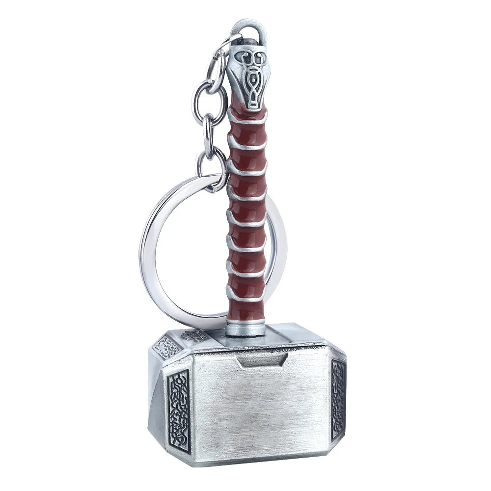 Thor Hammer Metal Keychain